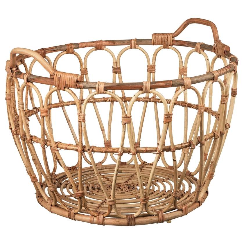 SNIDAD Basket - rattan 54x39 cm