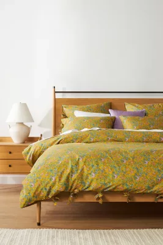 Organic Percale Printed Duvet Cover