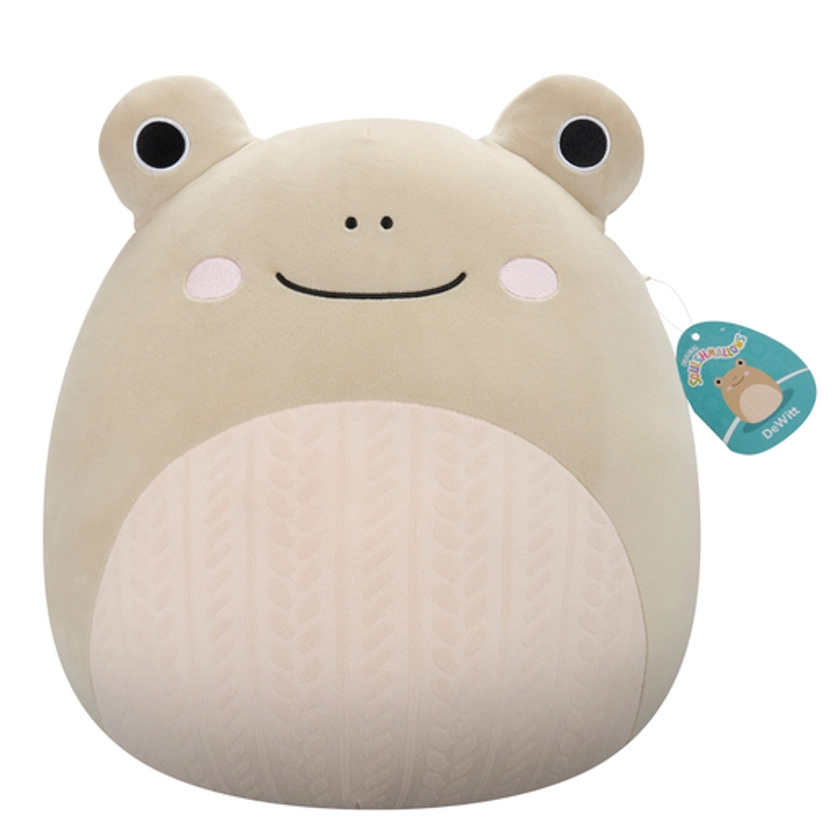 Original Squishmallows 16" Soft Toy - Dewitt the Frog | The Entertainer