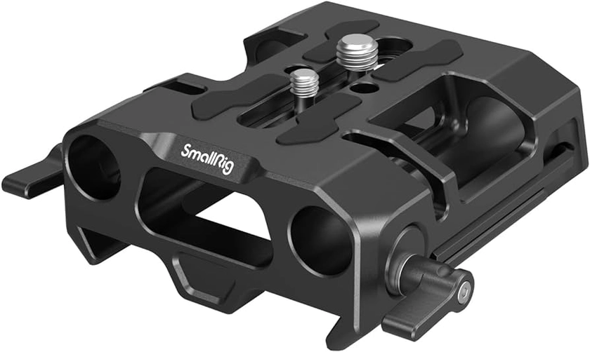 SMALLRIG Placa Base de Cola de Milano Liviana de 15mm Rod Clamp LWS Doble, Se Adapta a la Placa de Cola de Milano para ARRI - 4002