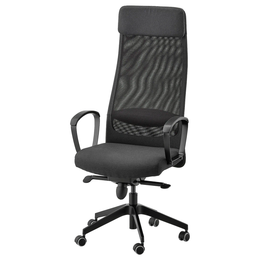 Office chair, MARKUS, dark grey - IKEA