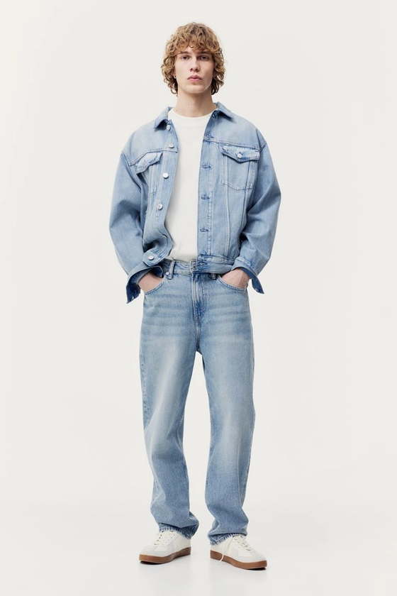 Loose Jeans - Bleu denim clair - HOMME | H&M FR
