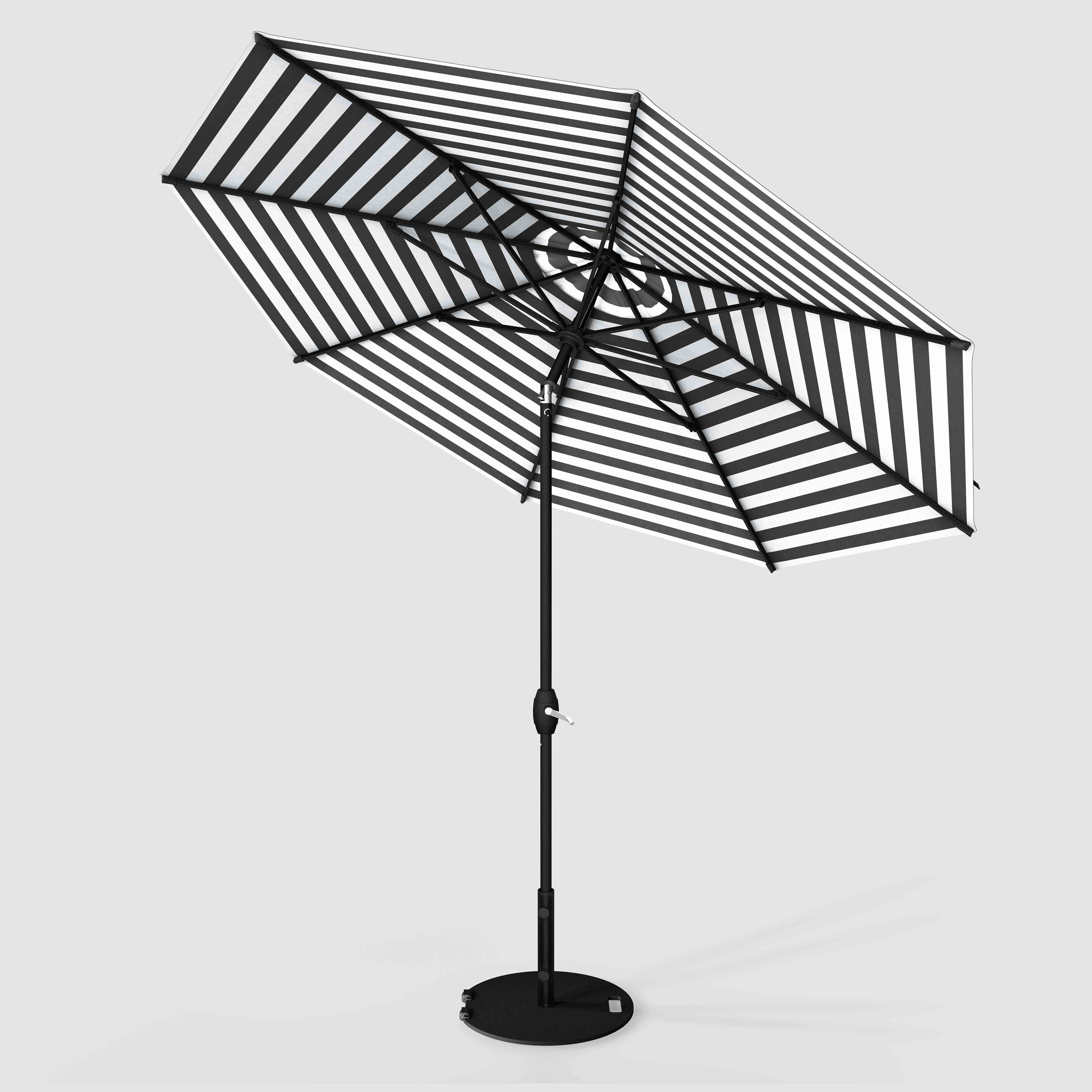6ft-10ft Economical Auto-Tilt Terylast Patio Umbrella | 60 Colors Available | Durable Aluminum Frame & Ribs
