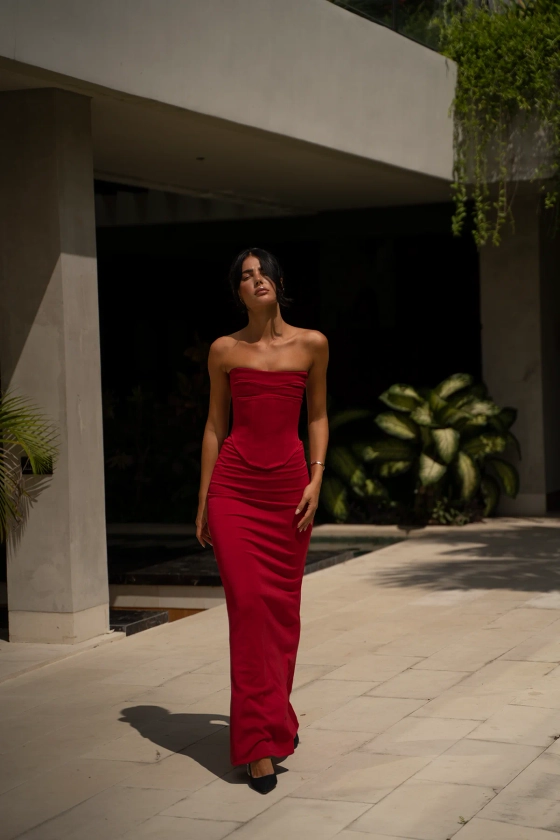 LOUIE GOWN | WINE