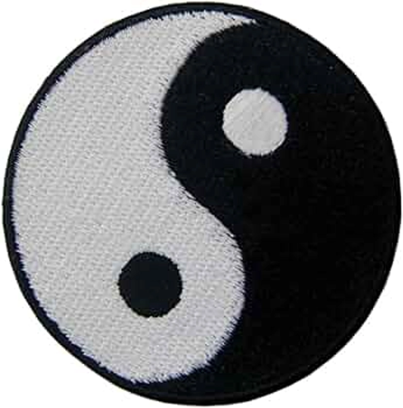ZEGIN Ying Yang Taoism Embroidered Iron On Sew On Patch