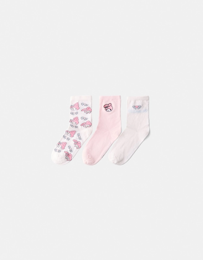 3-pack of My Melody socks - BSK Teen