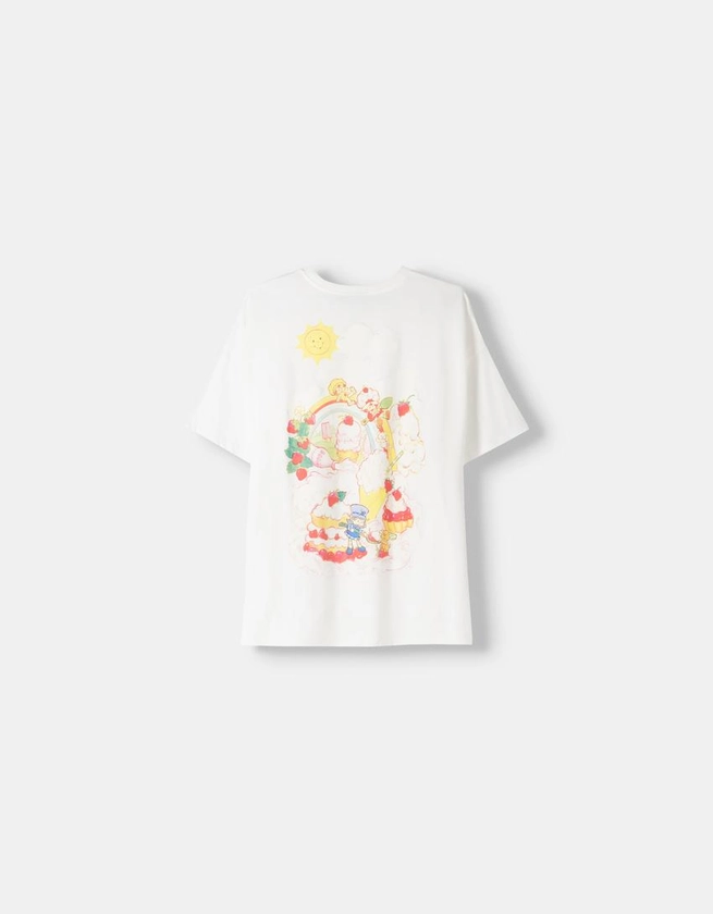 T-shirt Strawberry Shortcake manches courtes oversize