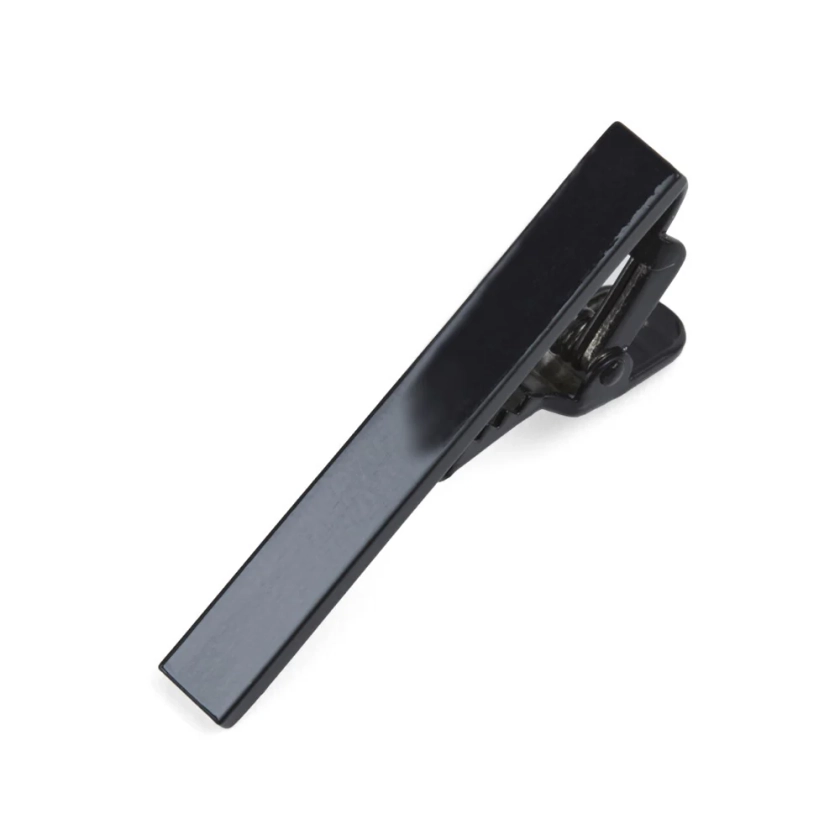 Metallic Color Black Tie Bar | Metal Tie Bars | Tie Bar