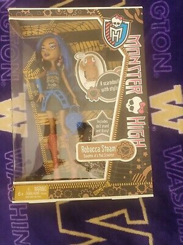 Rebecca Steam Monster High First Wave 2011 Mattel New in Box. Box Has Creases. | eBay