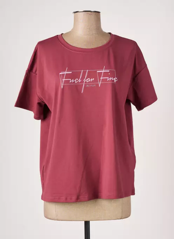 Only Play Tshirts Femme de couleur rose 2284890-rose00 - Modz