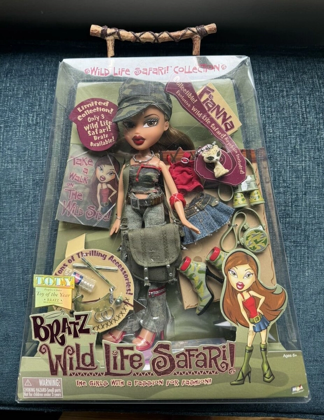 Bratz Doll - Wild Life Safari Fianna - Brand New In Box Rare