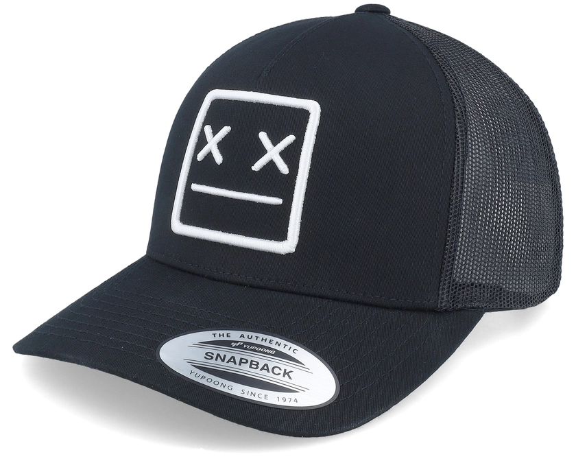 X Face White/Black A-frame Trucker - Iconic cap | Hatstore.co.uk