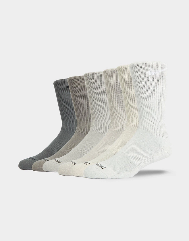 Nike 6-Pack Everyday Cushioned Training Crew Socks