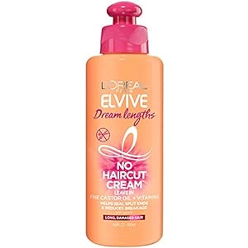 L'Oreal Paris Elvive Dream Lengths No Haircut Cream Leave In Conditioner, 6.8 fl. oz.