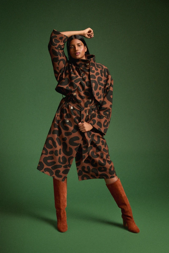 TRENCH RAOUL LEOPARD