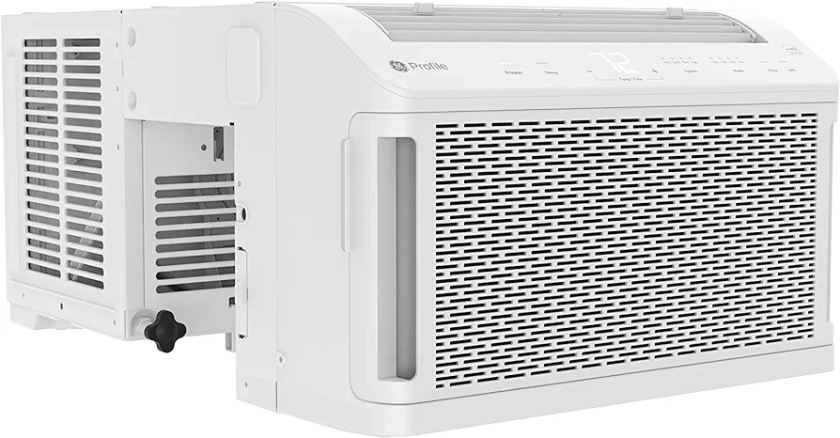 GE Profile ClearView Inverter Window Air Conditioner 10,300 BTU, Technology, Ultra Quiet for Medium Rooms, Full View with Easy Installation, Energy-Efficient, 10K AC Unit, White