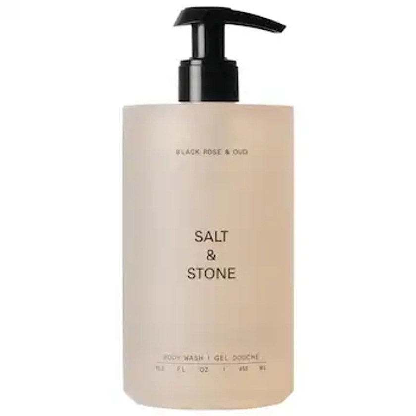 Black Rose & Oud Body Wash with Niacinamide + Probiotic - Salt & Stone | Sephora