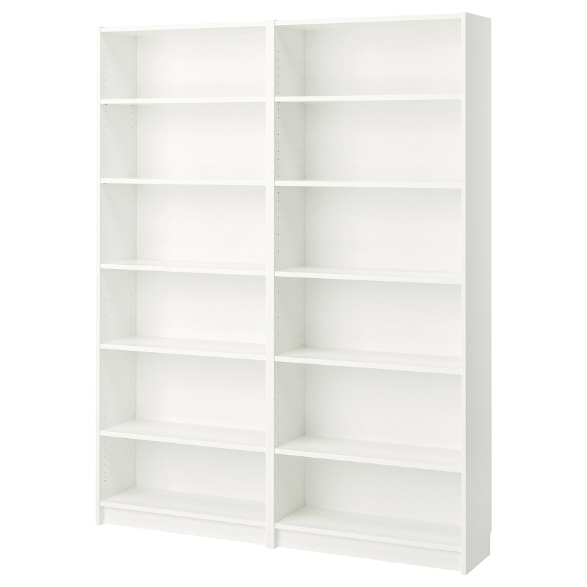 BILLY Bookcase - white 160x28x202 cm