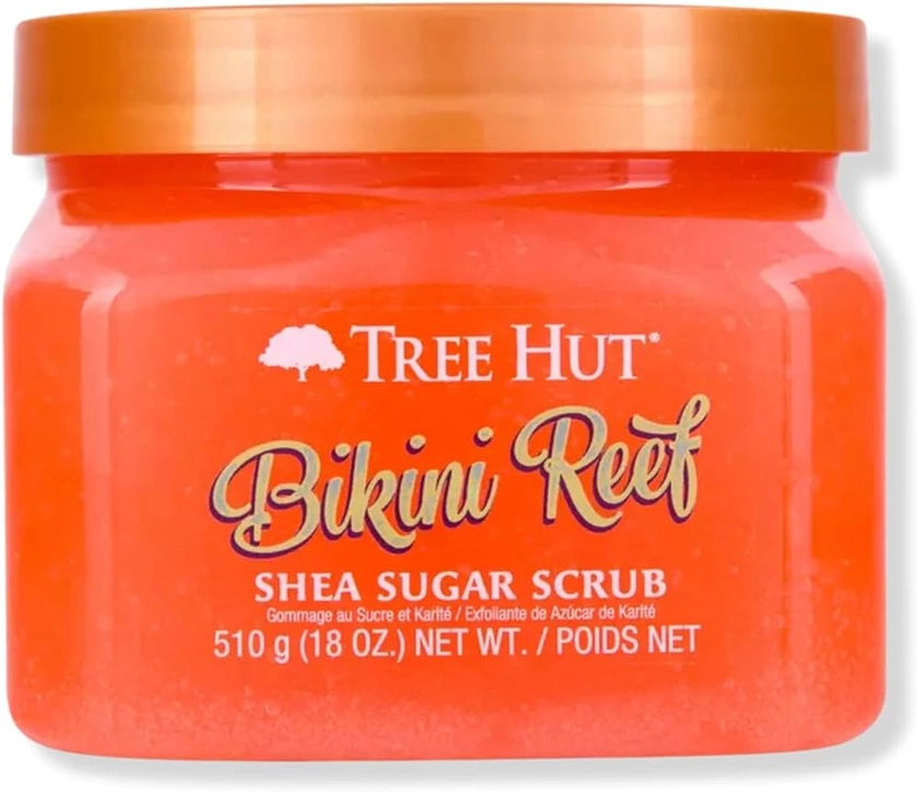 Tree Hut Bikini Reef Shea Sugar Scrub, 18 oz, Ultra Hydrating and Exfoliating Scrub for Nourishing Essential Body Care, Pack of 1,18.0 Ounce