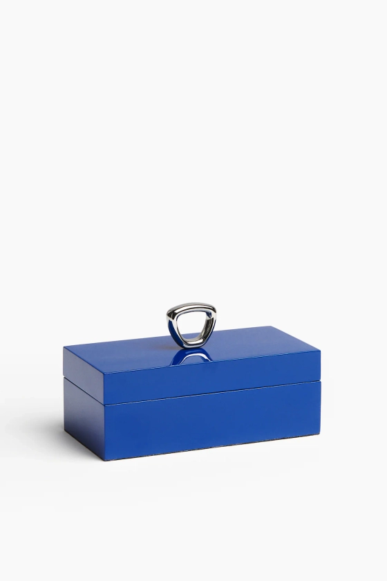 Petite boîte de rangement - Bleu vif - Home All | H&M FR