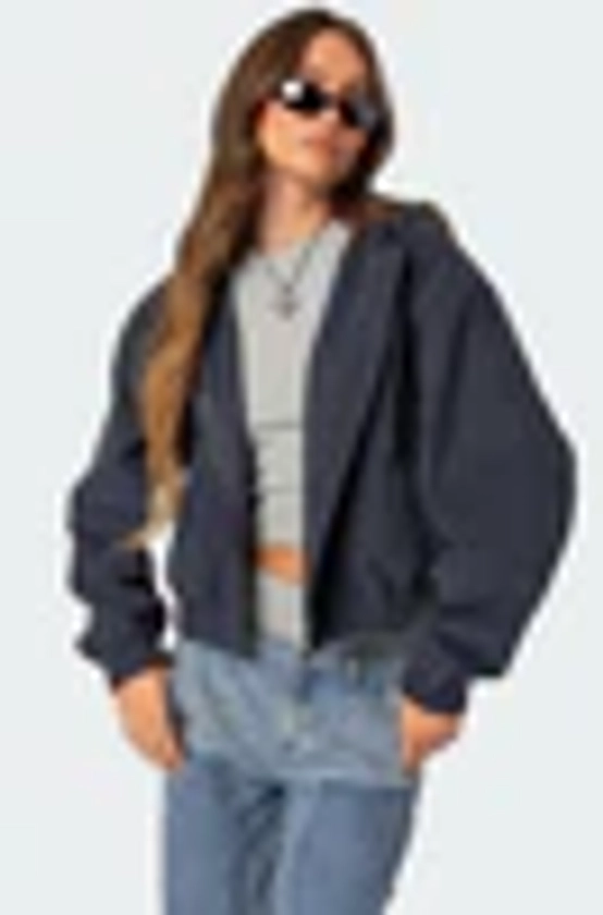 Milly Oversized Cropped Jacket