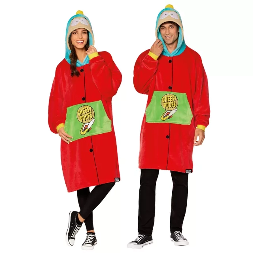 Adult Eric Cartman Snugarumi Hooded Shirt Costume - South Park - Spirithalloween.com