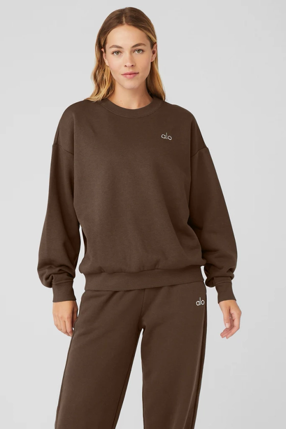 Accolade Crew Neck Pullover - Espresso