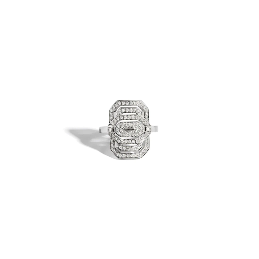 Bague mini my way diamants & argent // STATEMENT