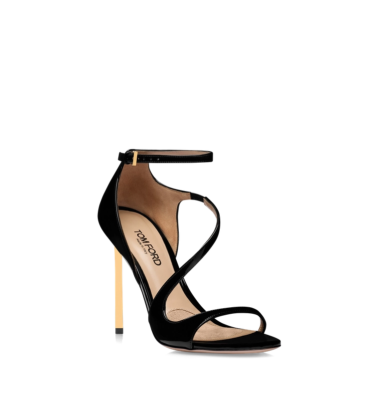 PATENT LEATHER NEWTON SANDAL