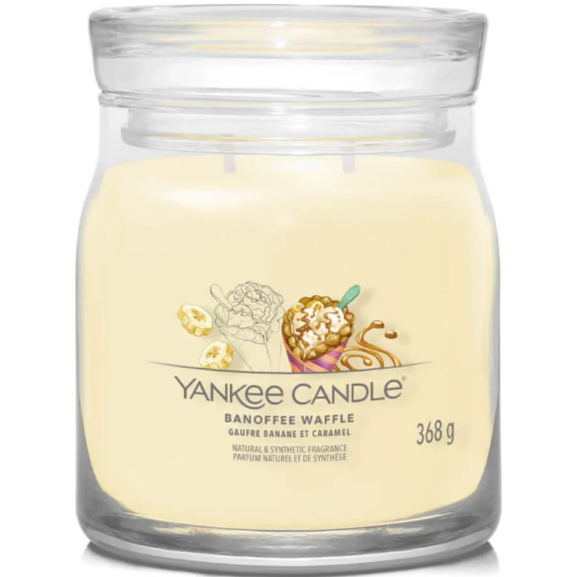 Yankee Candle Banoffee Waffle Medium Signature Jar Candle