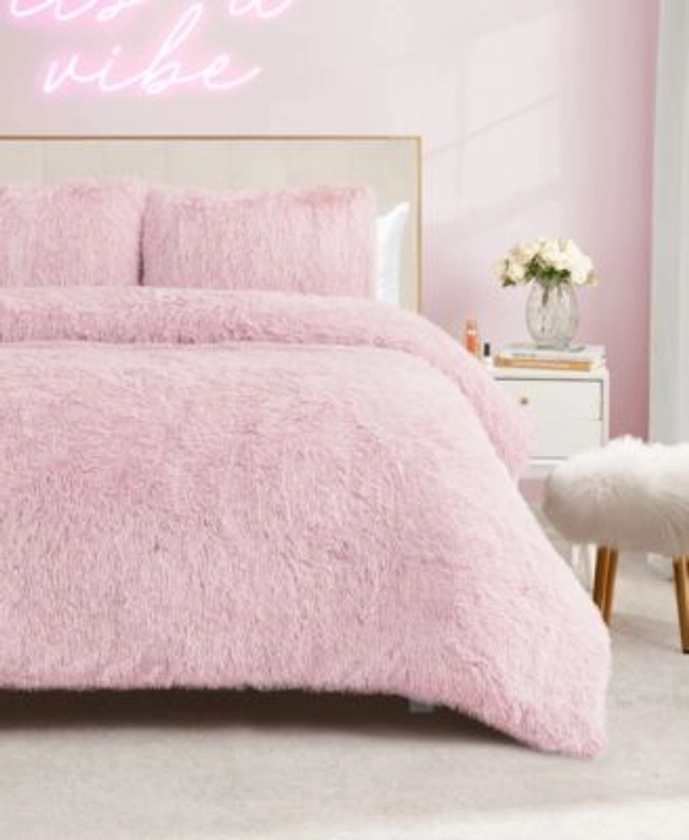 Juicy Couture Shaggy Faux Fur Comforter Sets - Macy's 