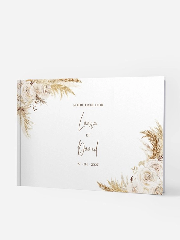 Livre d'or mariage "Elegant Boho"