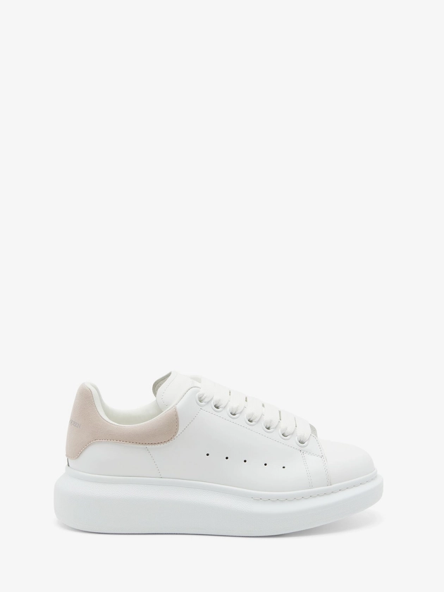 Oversized Sneaker in White/Patchouli | Alexander McQueen CA