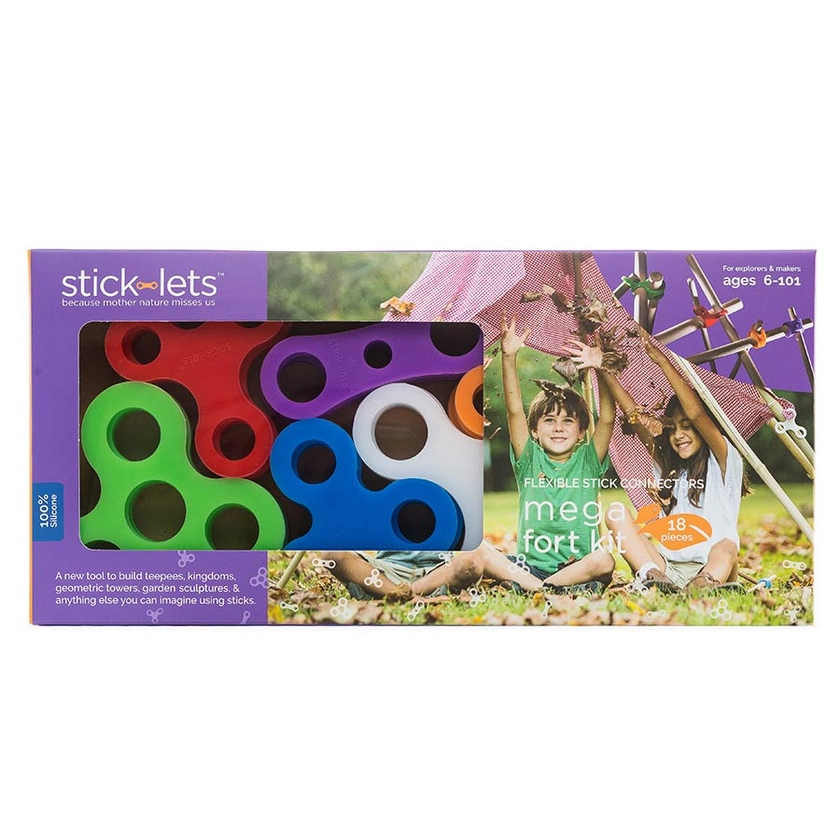 Stick-lets Mega Fort Kit Silikon | greenstories