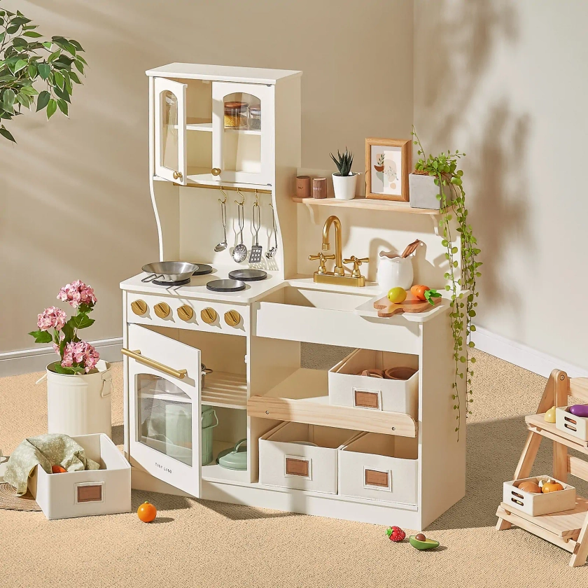 Tiny Land® Trendy Play Kitchen - Montessori Organizer's Paradise | Tiny Land Offical Store® | All for Kids