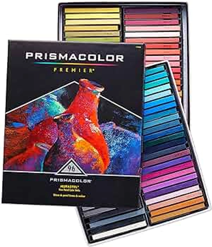 27055 Premier NuPastel Firm Pastel Color Sticks, 96-Count,Multicolor (1-Pack)