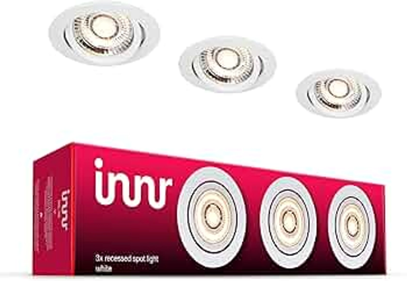 innr RECESSED SPOT LIGHT WHITE 3-Pack (l'ensemble complet avec Control Box) RSL 115