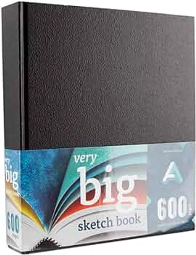 Art Alternatives Sketches in the Making Very Big Hardcover Sketchbook-Giant Sketchbook-600 pages ( 300-sheet)-Black Cover