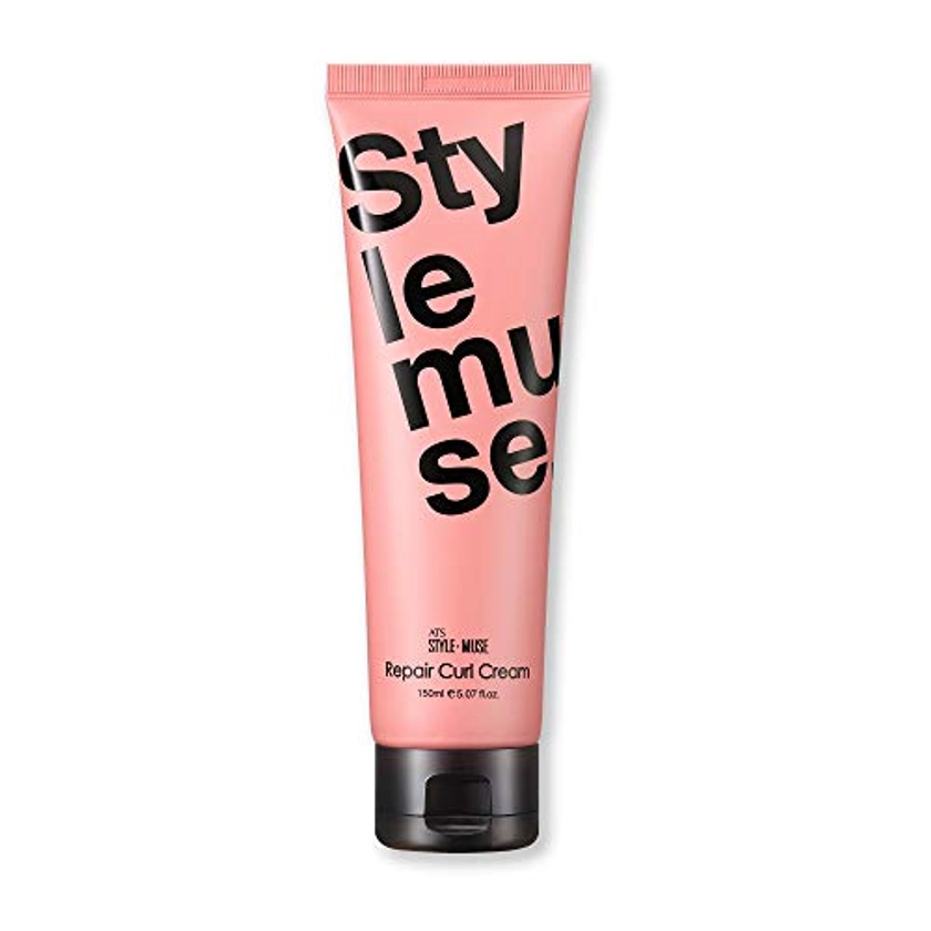 ATS Professional STYLEMUSE Repair Curl Cream Volume, Natural Hold and Soft, 5.07 fl.oz., Pink