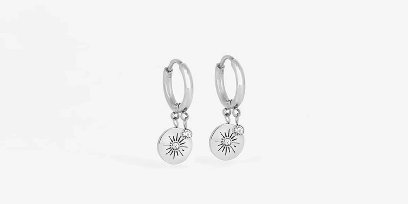 Boucles d'oreilles Ariel (Acier)