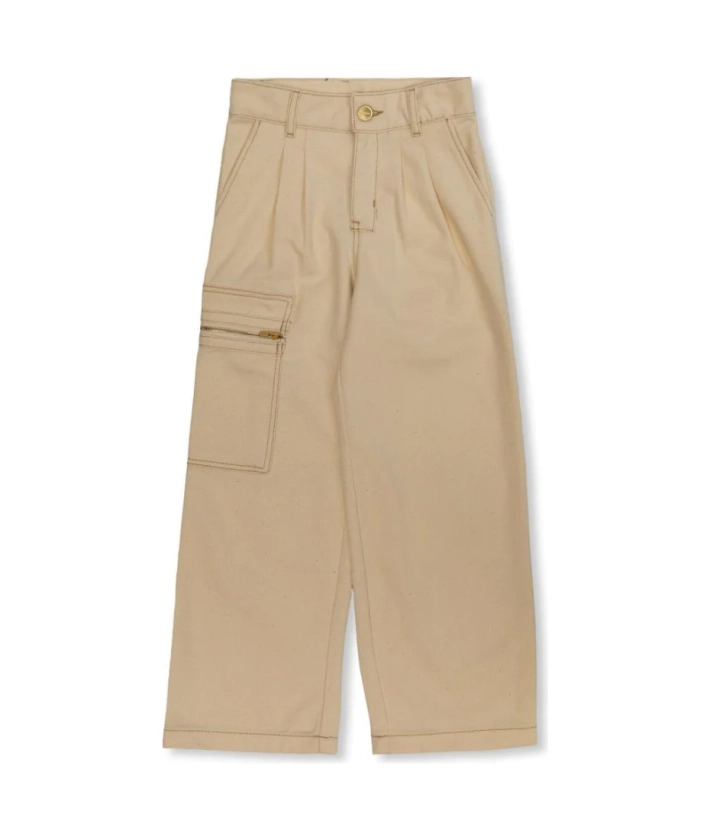 L'enfant Pleated Detail Twill Trousers