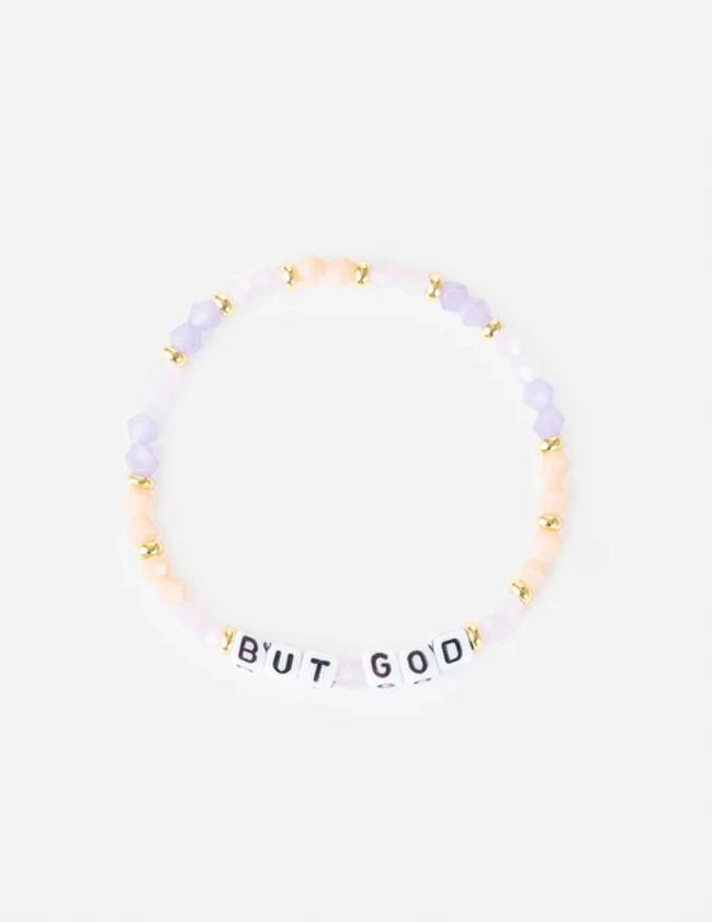 But God Letter Bracelet