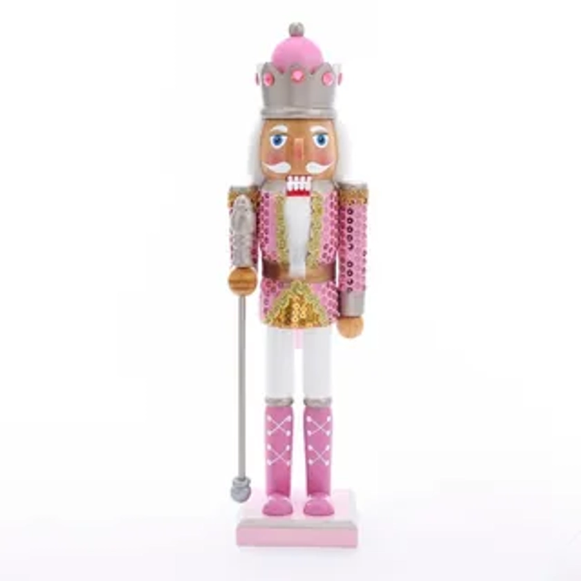 Kurt Adler 15-Inch Pink Nutcracker | Overstock.com Shopping - The Best Deals on Christmas Nutcrackers & Figurines | 34694531