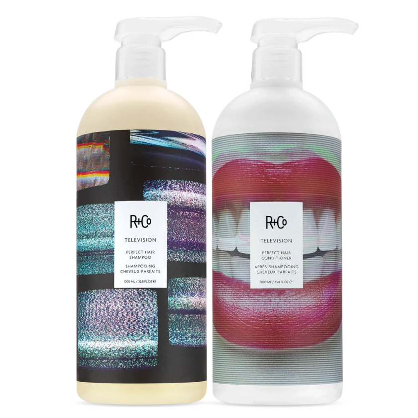 TELEVISION Perfect Hair Shampoo + Conditioner Liter Set