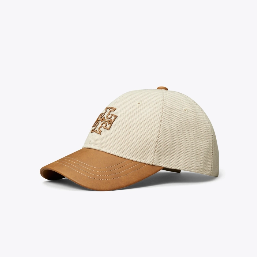 Two-Tone Canvas Cap: Women's Designer Hats | Tory Sport