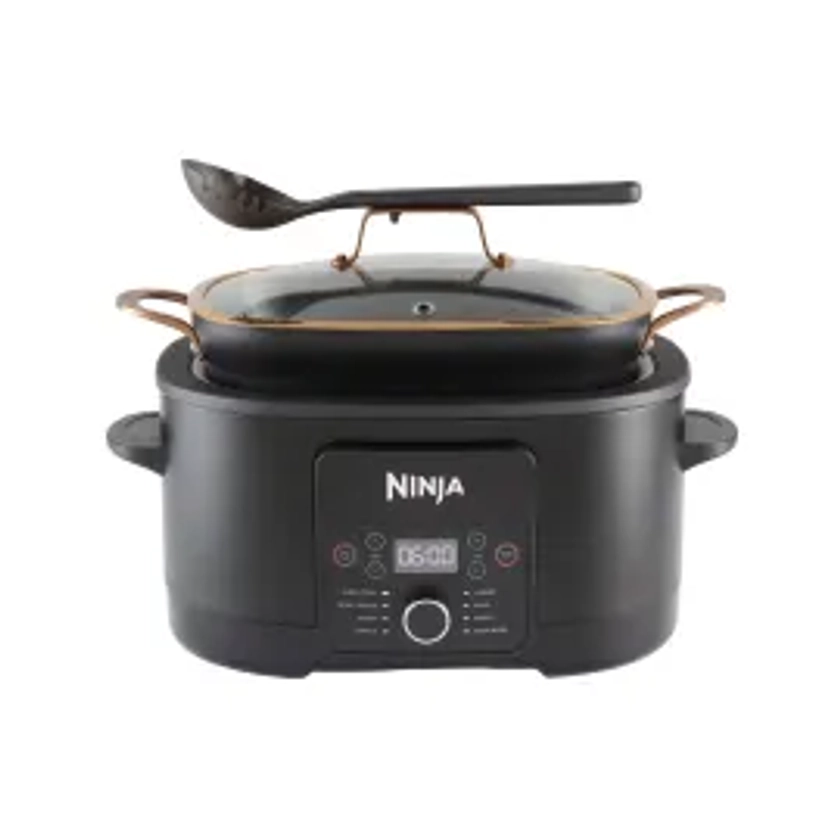 Ninja Deluxe Black & Copper Foodi 8-in-1 PossibleCooker Slow Cooker MC1001UKDBCP