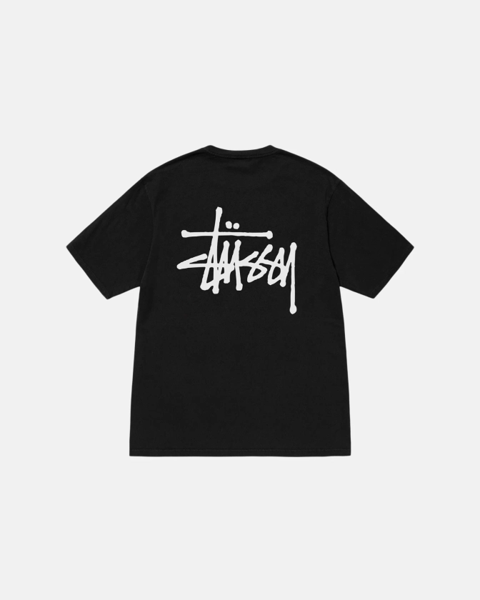 Basic Stüssy Tee Pigment Dyed in natural – Stüssy