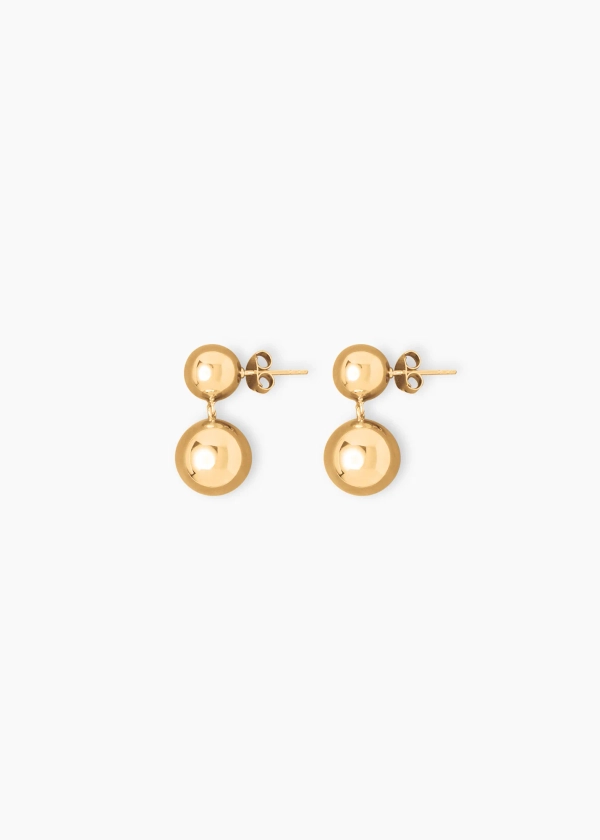 The Caroline Earrings in gold or silver | LIÉ STUDIO