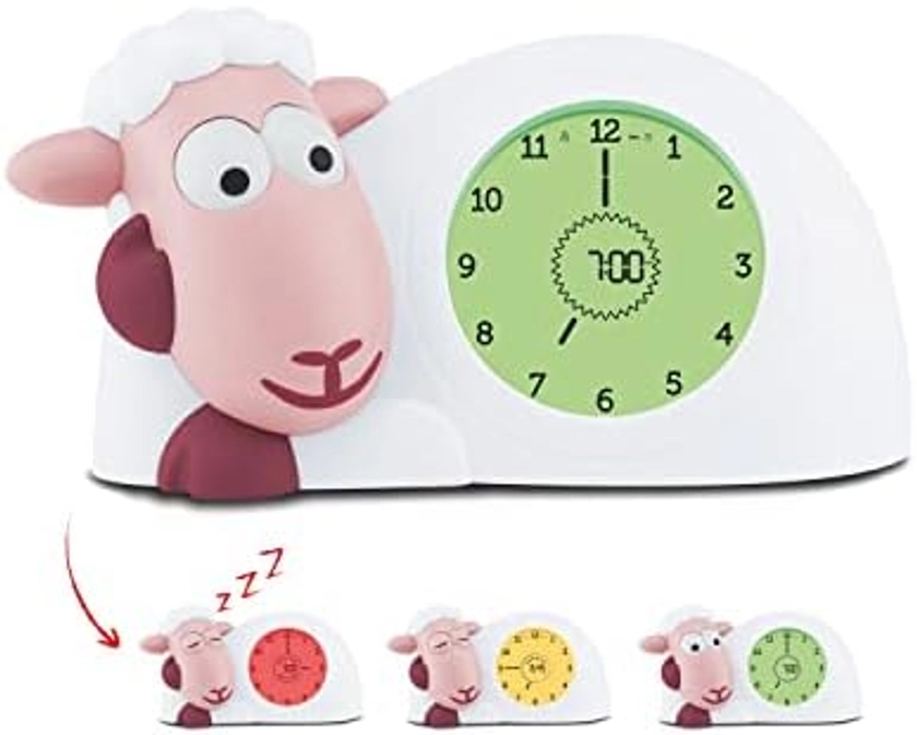 ZAZU Sam the Lamb Clock - Sleep Training Clock and Night Light for Children | Alarm Clock Light | Help Your Child Learn When to Wake Up | Adjustable Brightness | Auto Shut-Off : Amazon.com.be: Home & Kitchen