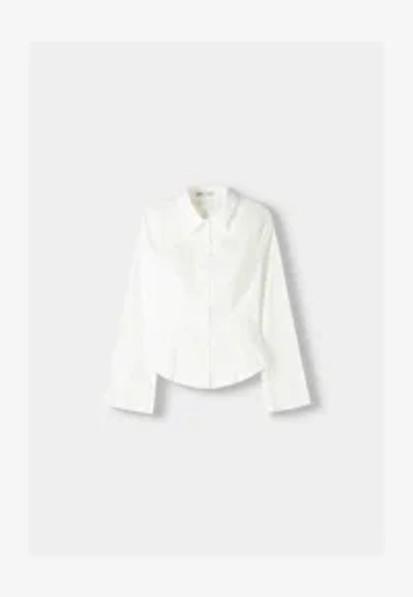 Bershka WITH WIDE SLEEVES - Chemisier - white/blanc - ZALANDO.FR